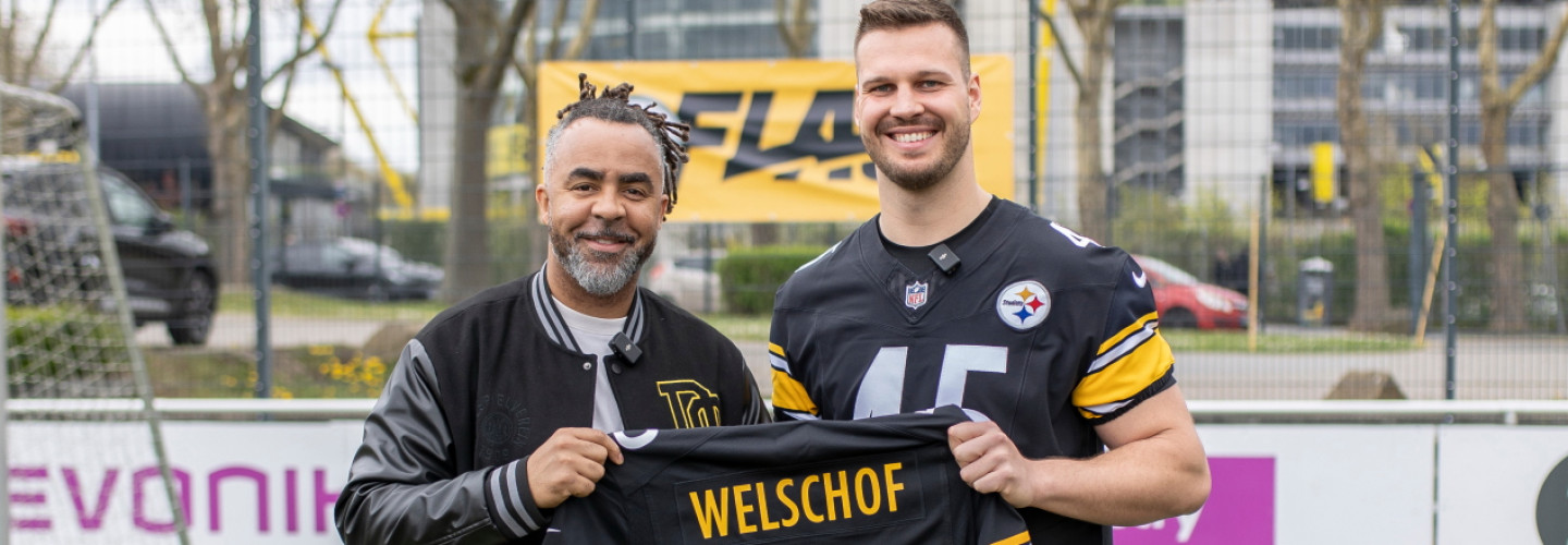 PITTSBURGH STEELERS VERANSTALTEN ERSTES FLAG-FOOTBALL-CAMP IN DEUTSCHLAND