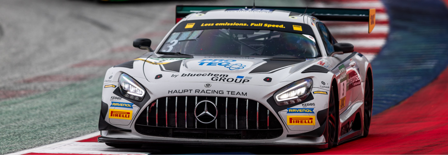 Haupt Racing Team holt mit Doppelerfolg den 40. Mercedes-AMG-Sieg im ADAC GT Masters