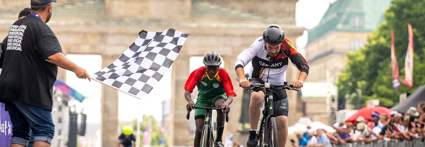Bei den Straßenrennen der Special Olympics World Games hoffen alle Beteiligte auf eine Langzeitwirkung der Rennen durch die Mitte Berlins