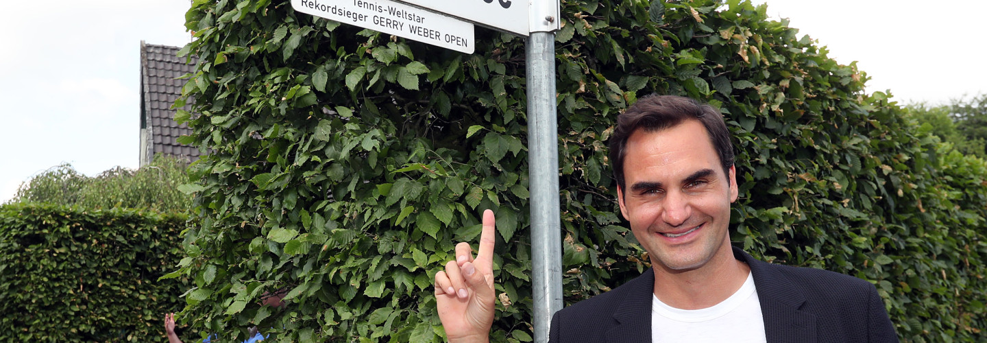 Die ganze Tennis-Welt spricht über den Federer-Besuch in Halle