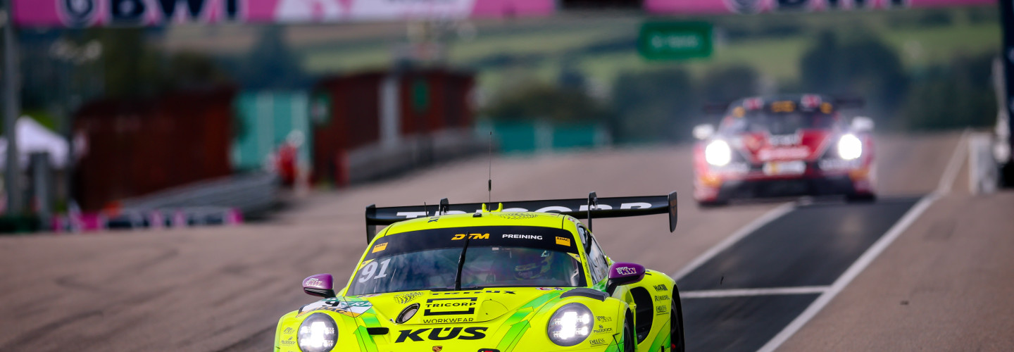 Bereit für den DTM-Titelendspurt: Preining Trainingsschnellster am Sachsenring