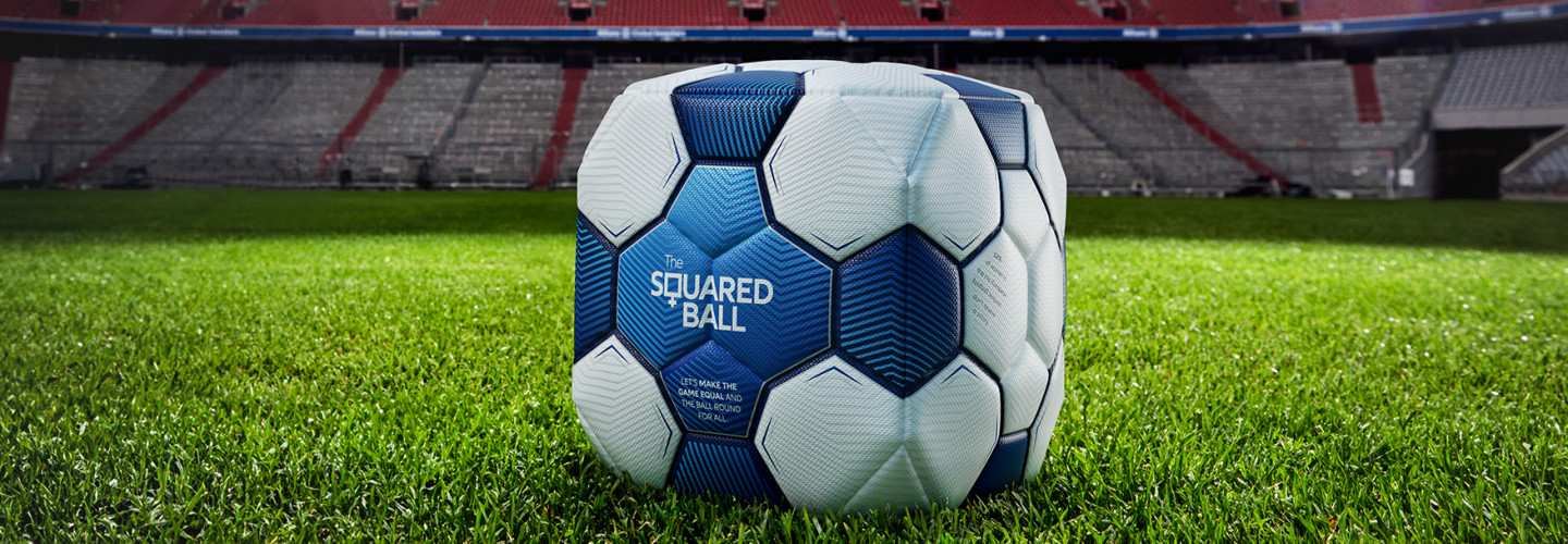 Allianz bringt The Squared Ball ins Spiel und startet Kampagne für finanzielles Coaching im Frauenfußball