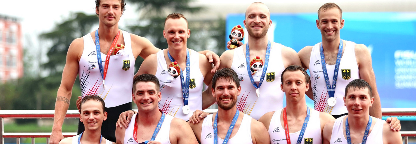 adh / Medaillenflut: Ruderer räumen bei den FISU World University Games ab
