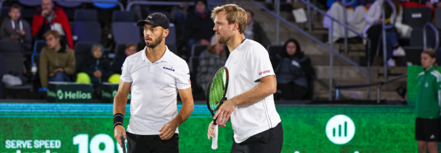 Deutschlands bestes Doppel Kevin Krawietz/Tim Pütz bei 30. TERRA WORTMANN OPEN dabei