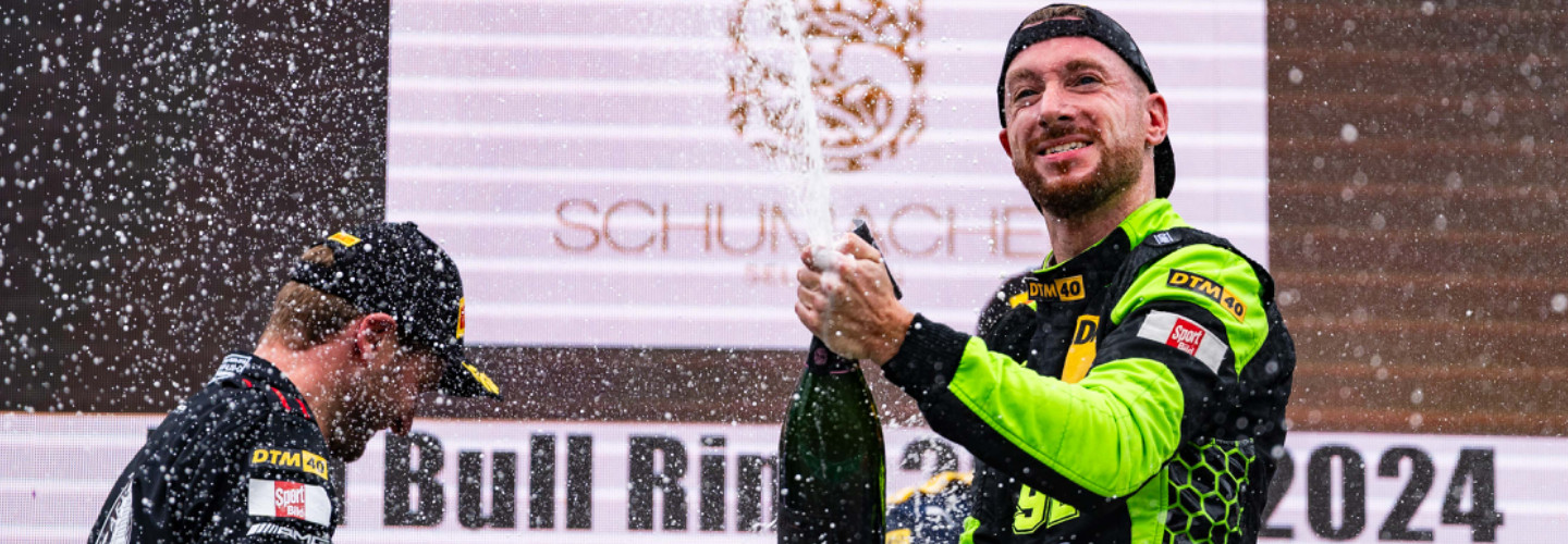 DTM-Stars jubeln mit Schaumwein von Ralf Schumacher