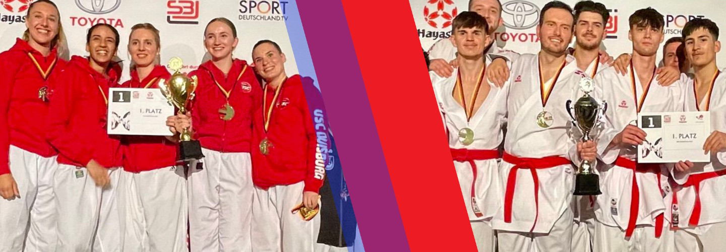 Karate / USC Duisburg und Hayashi Ludwigsburg „Team Blue“ neue Mannschafts-Meister