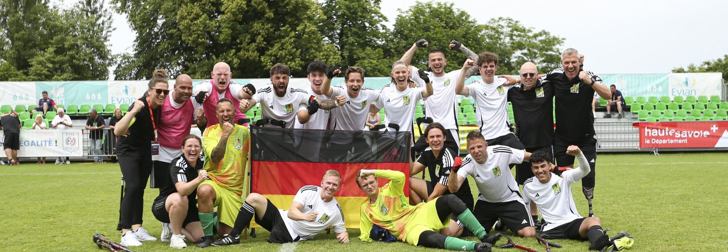 Amputierten-Fußball EM 2024: Deutsche Mannschaft sichert sich Platz 7 nach Sieg über Frankreich