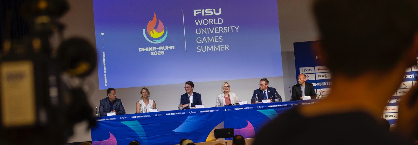 adh / Spitzensport auf höchstem Niveau - Rhine-Ruhr 2025 FISU World University Games mit offizieller Eröffnungspressekonferenz
