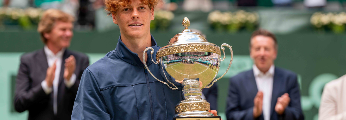Jannik Sinner gewinnt die 31. TERRA WORTMANN OPEN