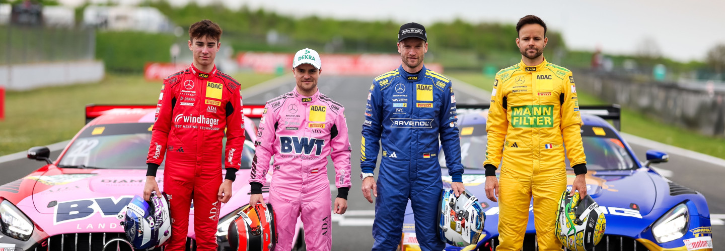Mercedes-AMG mit starkem Fahrerquartett in der DTM
