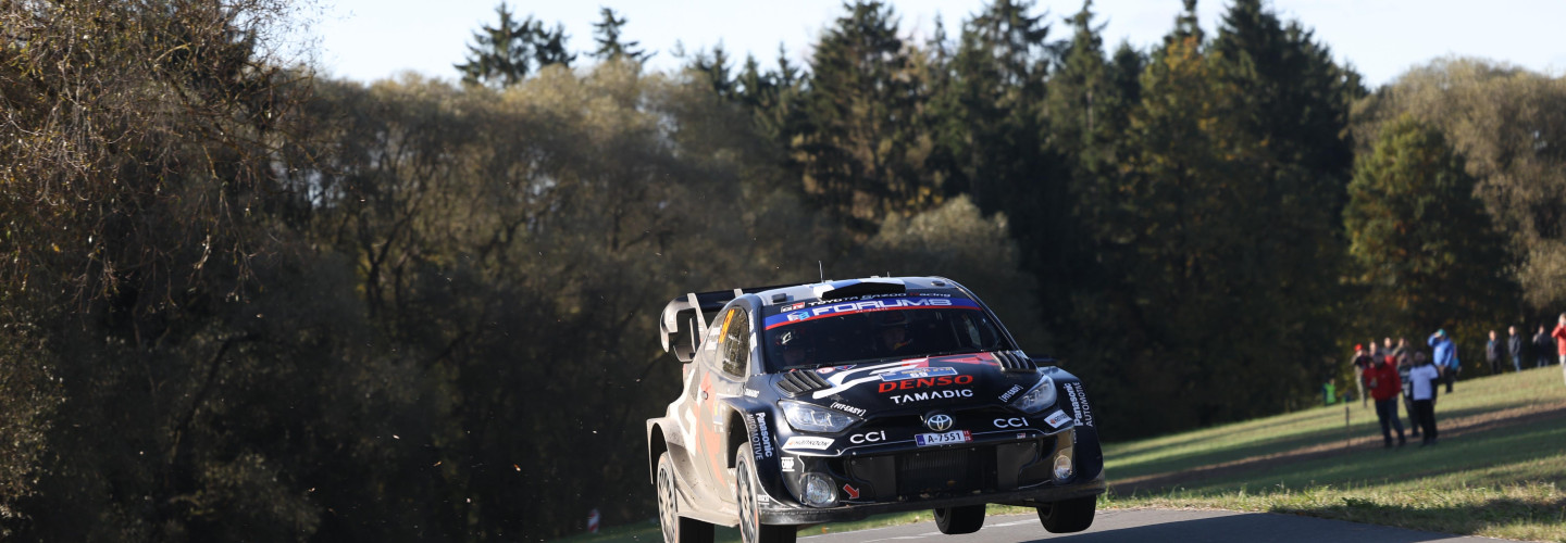 Rovanperä übernimmt die Führung bei der Central European Rally