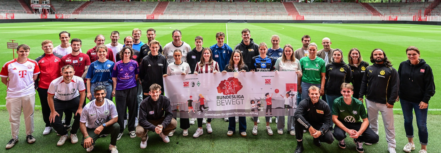 „Bundesliga bewegt“ wächst: 21 Clubs engagieren sich für mehr Bewegung bei Kindern und Jugendlichen