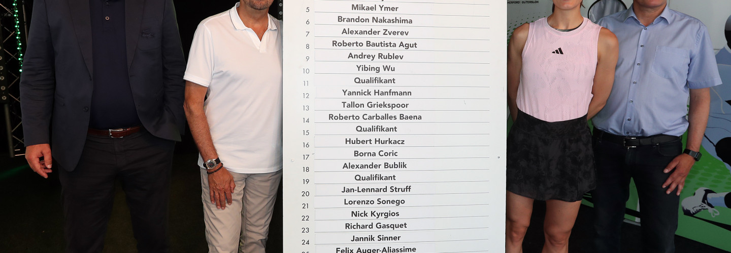 Knifflige Auftaktaufgabe für Alexander Zverev: Hauptfeld der 30. TERRA WORTMANN OPEN ausgelost