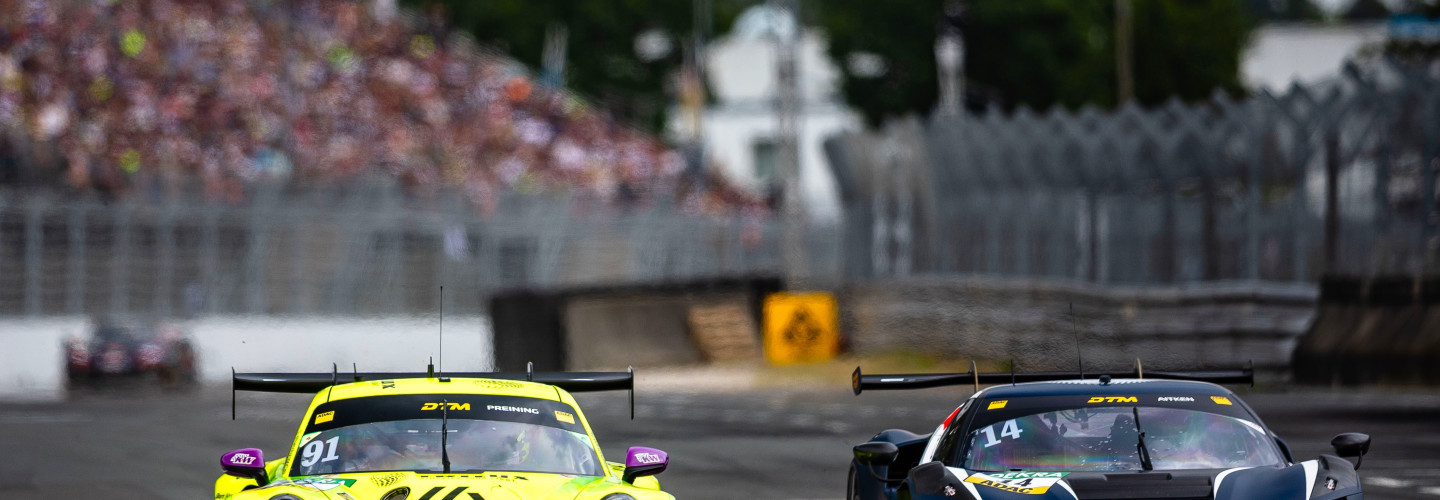 Dritter Sieg am Norisring – Preining schlägt Ferrari-Duo