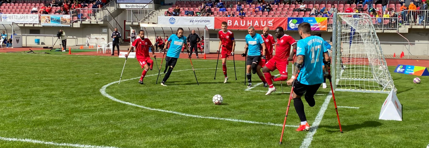 Finalspieltag der Amputierten-Fußball-Bundesliga in Saarbrücken