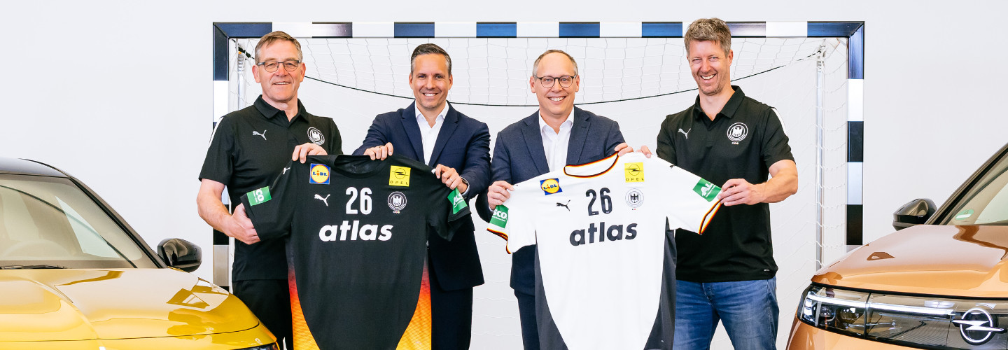 Opel wird strategischer Partner der Handball-Frauen- und Männer-Nationalmannschaft und neuer Namensgeber der Handball-Bundesliga