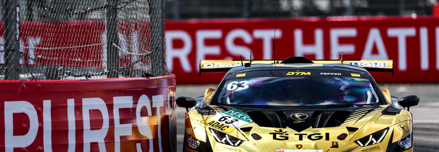 Lamborghini mit Pep: Jordan Pepper startet stark ins Norisring-Wochenende