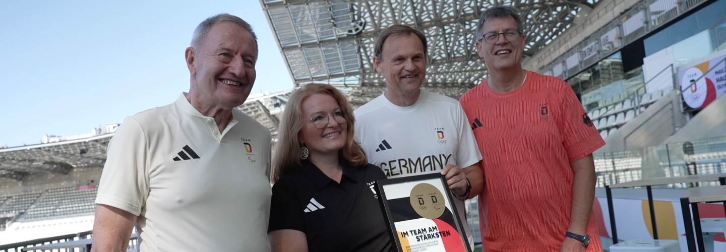 Team Deutschland geht auch zukünftig mit den drei Streifen an den Start - adidas, DOSB und DBS verlängern ihre Partnerschaft bis 2032